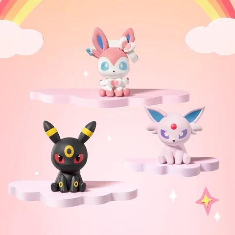 Фигурки Pokemon Eevee, Sylveon, Umbreon от FUNISM — пример использования