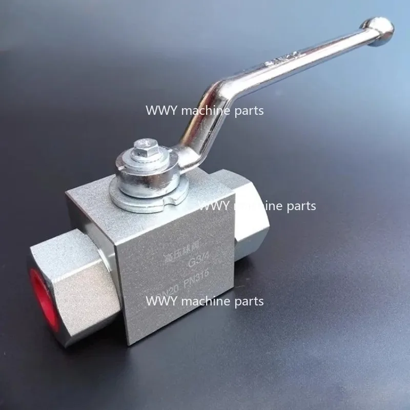 

Suitable for YJZQ KHB Hydraulic High-pressure Ball Valve G1/4 G3/8 G1/2 Pressure 50Mpa Switch Valve