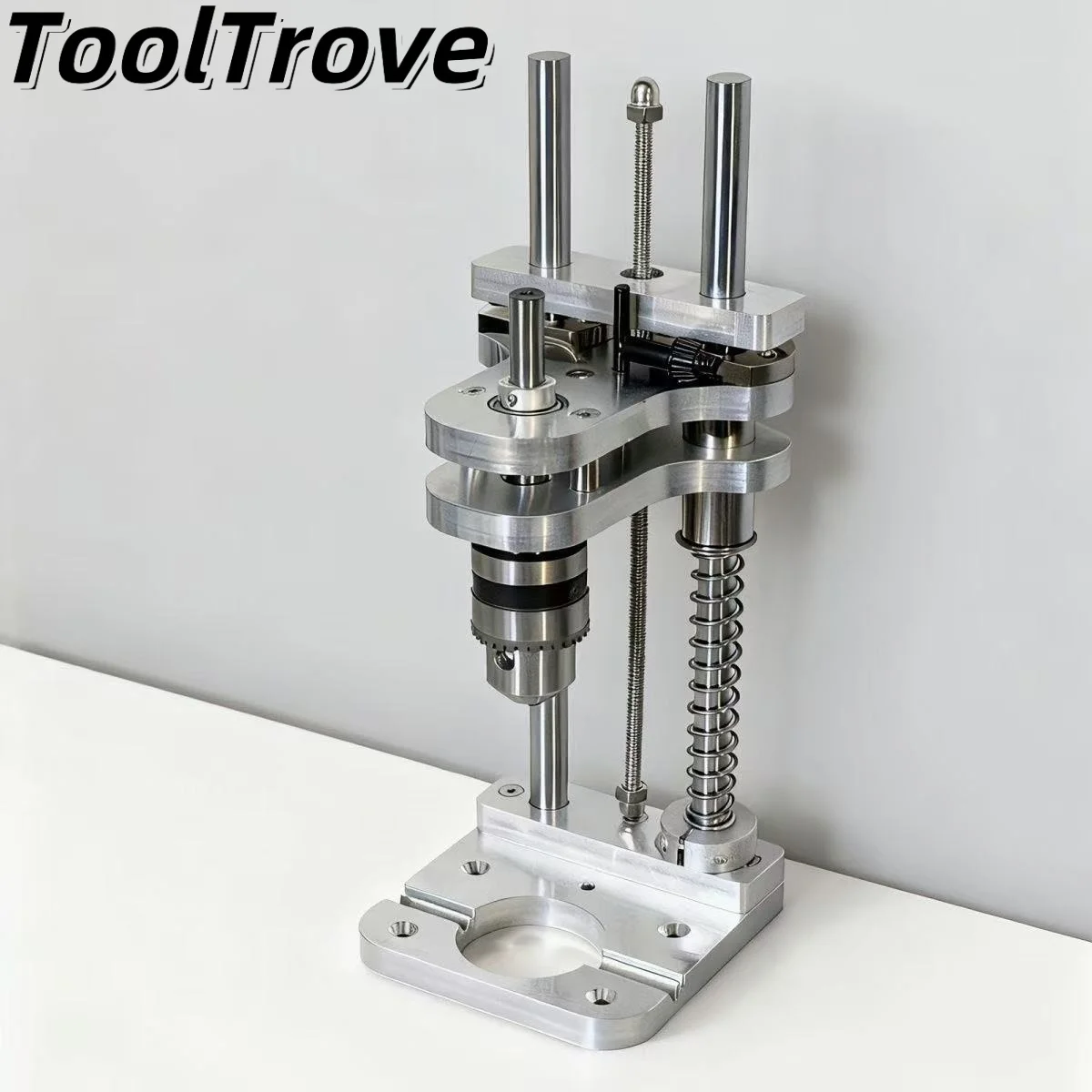 

Деревообрабатывающий сверлильный стенд — инструмент для вертикального позиционирования алюминиевого профиля, мини-подставка для настольной дрели для аккумуляторных дрелей и поделок