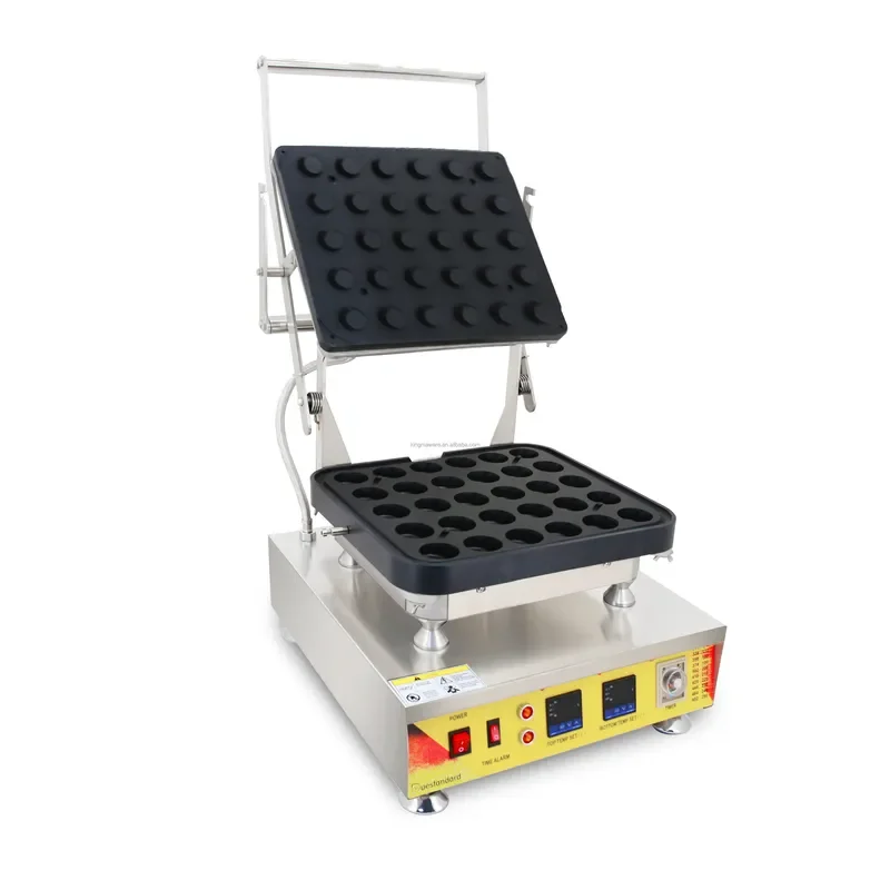 Portable Electric Mini Waffle Maker Non Stick Surface Adjustable Temp Compact Home Outdoor Cooking Appliance 2026 New Arrival
