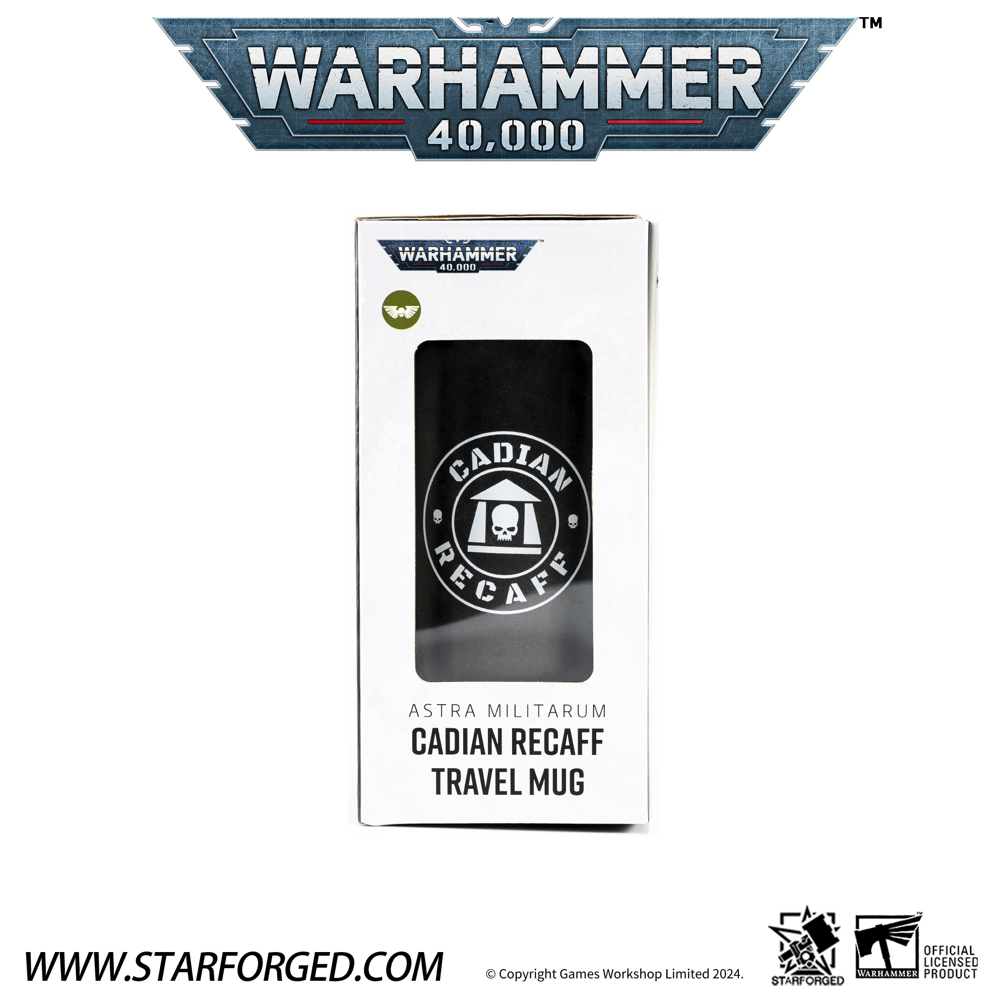 Starforged Warhammer 40K Cadian Recaff Space Marine Astra Militarum 스포츠 물병 세트, 기타 크리스마스 선물