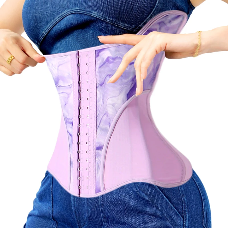 

4XS 3XS Hourglass Waist Trainer Corset Breathable Mesh Shapewear Slimming Sheath Body Shaper Fajas Colombian Girdle Fitness Belt