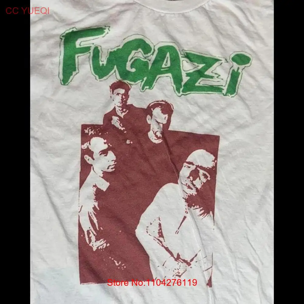 Fugazi Large White T Shirt long or short sleeves