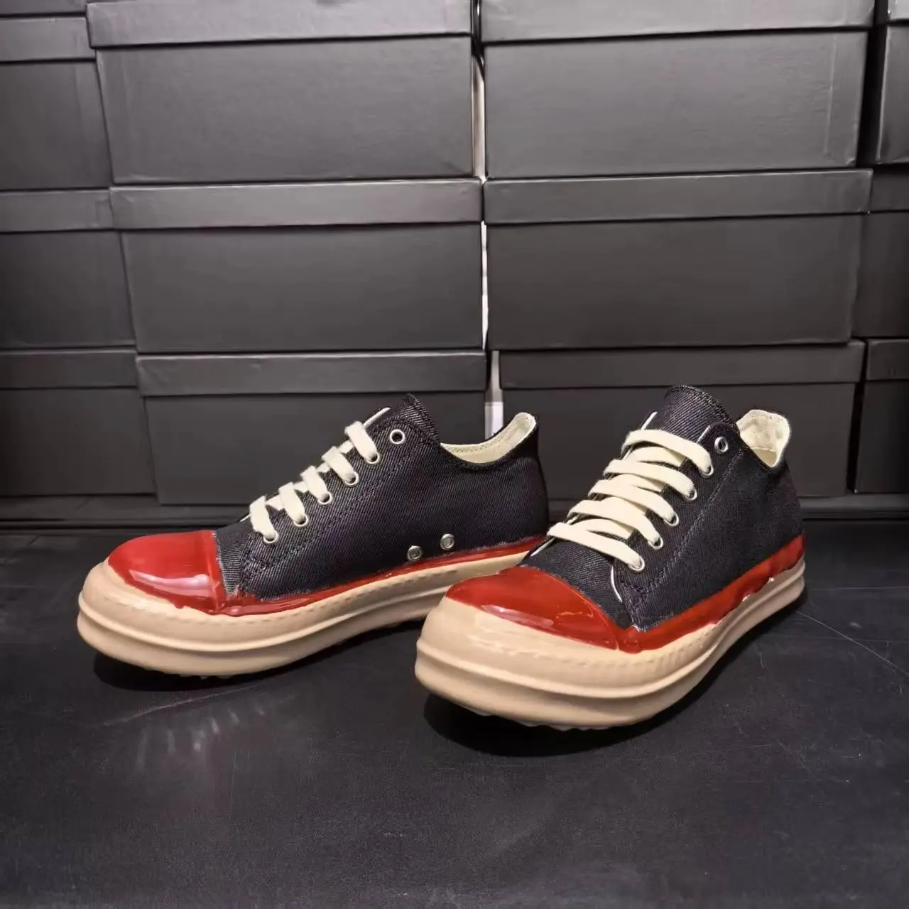 

FLow Top Men and Women Sneakers ashion Mixed Color Canvas Shoes Round Toe Flats Heel Lace Up Luxury Design Casual Unisex Shoes