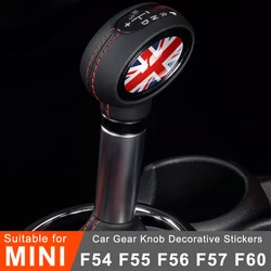 Car Shifter Gear lever Decorative Patch For MINI ONE Cooper S JCW F54 F55 F56 F57 F60 Countryman Interior Modification Stickers