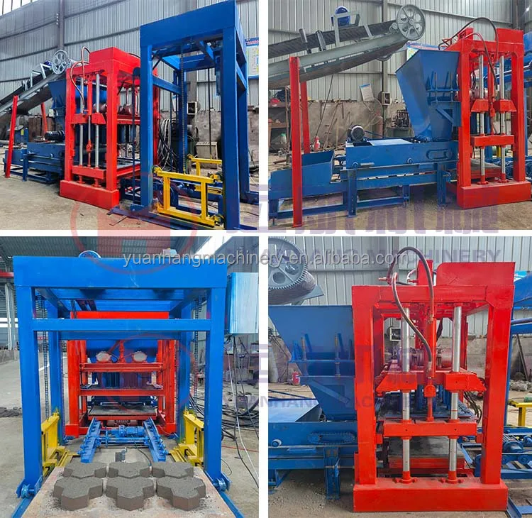 Fully Automatic Concrete Cement Paver Laying Road Sand Hollow Brick Maker Block Making Machine Price for Sale