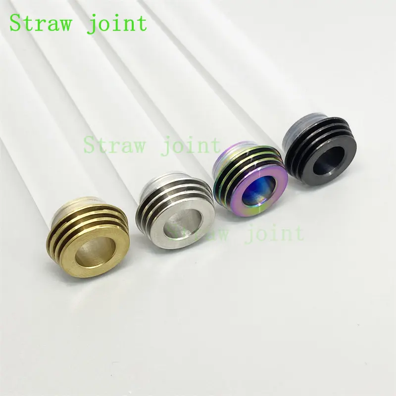 1PC Straw Joint Stainless Steel 510 To 810 / 810 To 510 / 510 To 510 / 810 To 810 Straws adapter