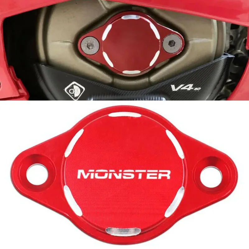 Motorcycle Engine Decoration Cover Alternator Cover Cap For MONSTER 696 796 821 695 1100/S/EVO 1200 1200S DIAVEL