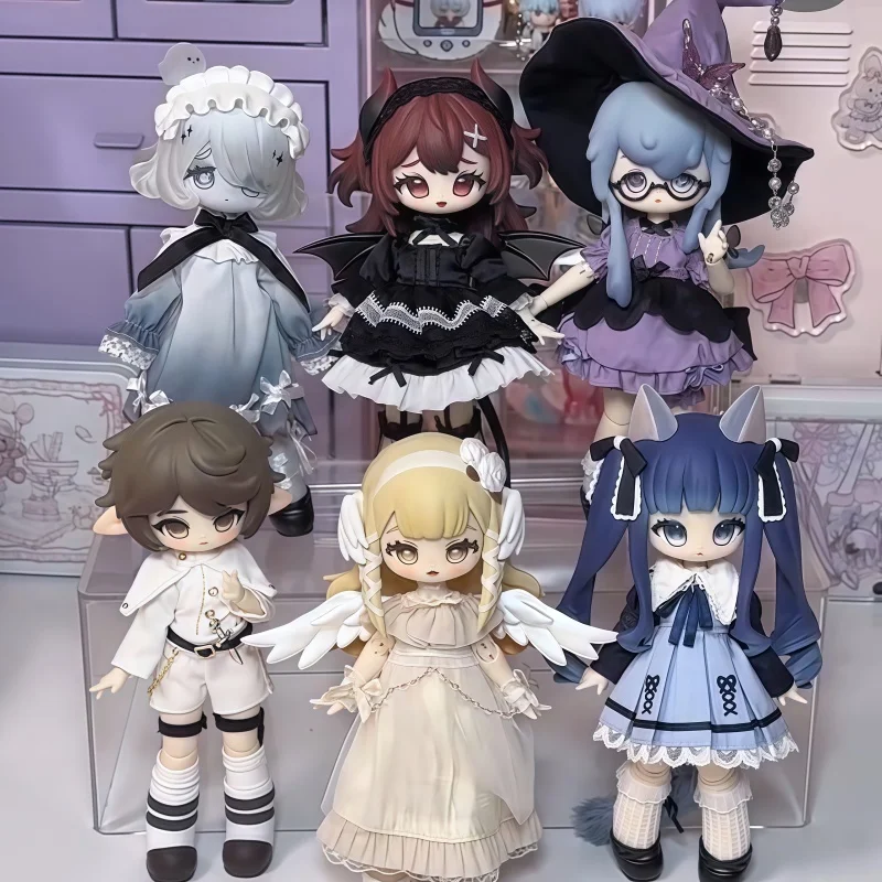 Authentische 1/12 BJD Gelenkpuppe Blind Box Mystery Pilgrimage Sammlerstück Actionfigur Modell Bewegliche Anime-Spielzeugfigur Statue Ornament Spielzeug – Detail 1
