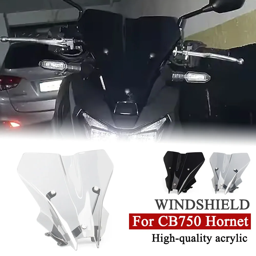 

For Honda CB750 Hornet CB 750 HORNET 2025 2026 Motorcycle Front Windscreen Windshield Fairing Viser Visor Wind Screen Deflector