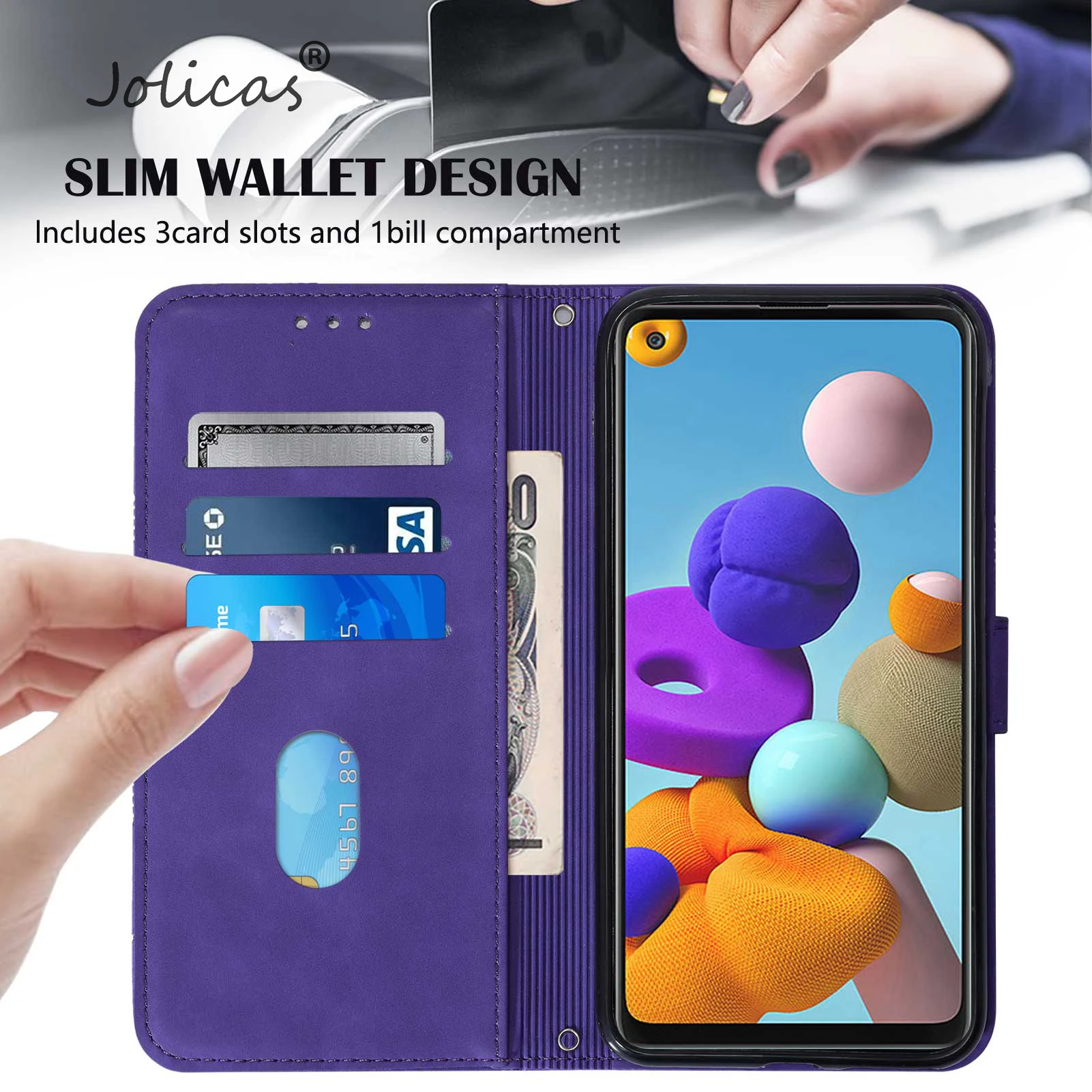 Bright Wallet Phone Case For telefon Samsung A21S Marble Stand Cases sFor Samsung Galaxy ajax A21S Protector Soft TPU Case Caso