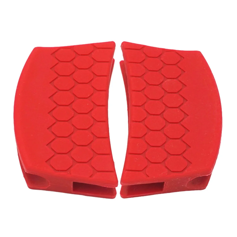 

Anti-scalding Pot Ears Assist Handle Holders Pan Cover Anti-slip Grip Covers Potholder Sleeves Red Silicone Cooker