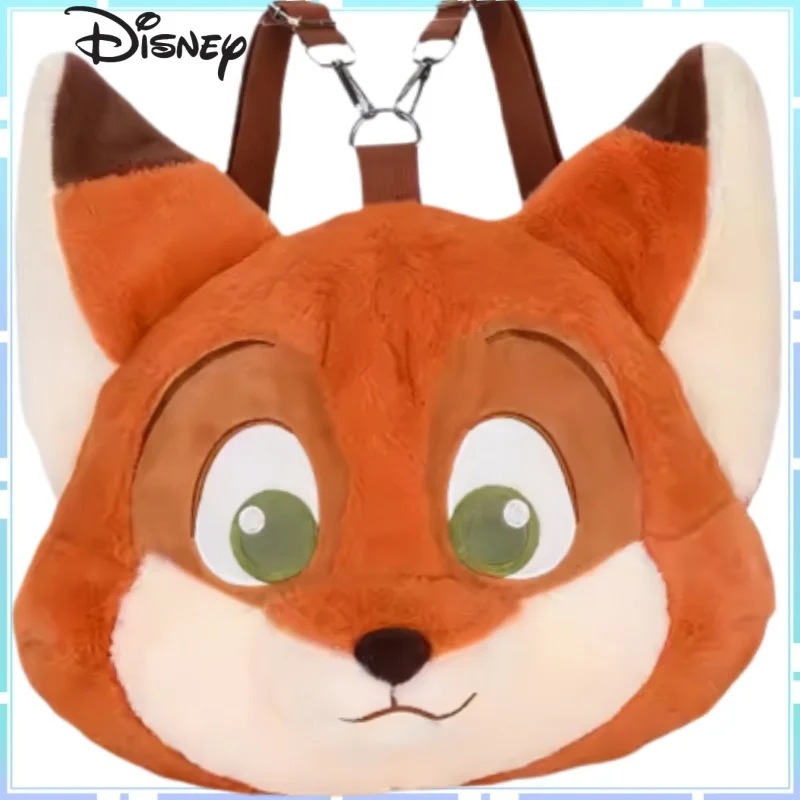 

Новый плюшевый рюкзак через плечо Nick Wilde, портативная сумка через плечо большой вместимости, милый мультяшный аниме, прекрасный подарок для девочек