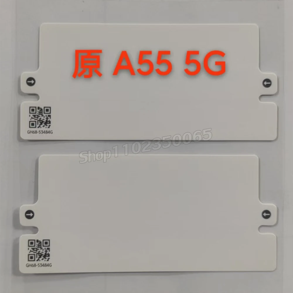 100 Pairs SM A56 A55 A16 A26  F16 W25 S24 OEM New Phone Package Box Matte Paper Seal Stickers For Unseal Outer Box Wrap Sealing