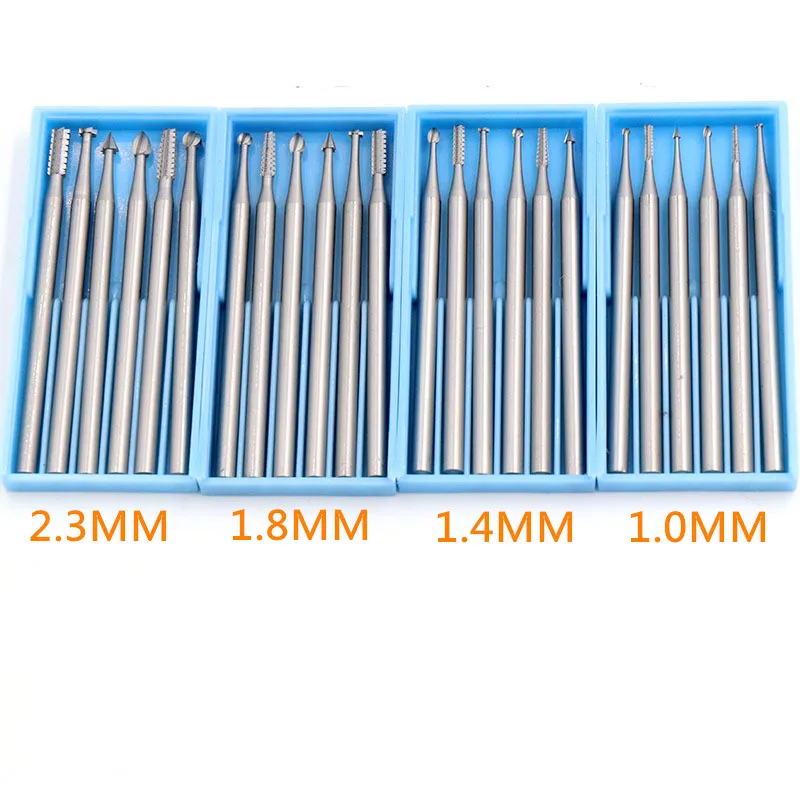 6pcs/set 2.35 Handle Tungsten Steel Engraving Cutter Electric Hollow New 204 Threading Machine Olive Core Carving Cut   GJ3431
