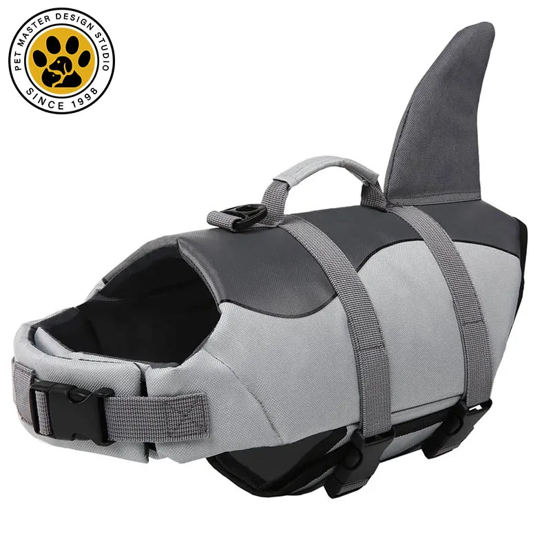 SinSky Dog Life Jacket Flotation Vest Saver Swimsuit Preserver Pet Adjustable Safety Coat For Water Safety