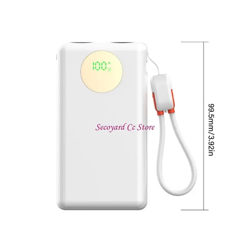 N3UC Fast Power Banks DIY 2x21700 Battery Case Shell Not Require Welding Double LED Digital Display Battery Case