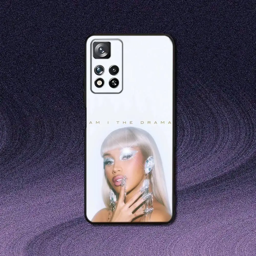 حافظة هاتف C-Cardi B I Am The Drama لهاتف سامسونج S 25,24,23,22,30,21,10,9,Ultra,Plus,Lite,FE,4,5G حافظة ناعمة سوداء #3