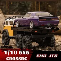 CROSSRC EMO JT6 1/10 RC Car SCALE Remote Cntroller 6X6 RTR Crossing Rock CRAWLE REDUCE Climbing Vehicle OFF ROAD Trailer Truck