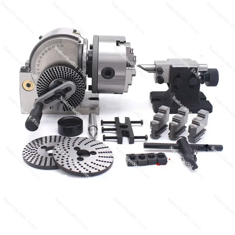 New Milling Machine Universal 6-inch Indexing Head Indexer Fast Small Simple Vertical Horizontal Dual-use Manual Indexer Precisi
