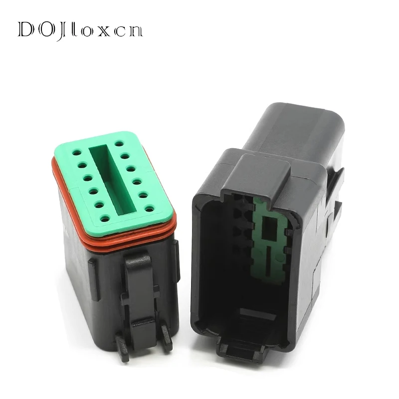 1 Set 8 Pin DT04-08PB-P021 Male Fmale Connector  Contactor With Terminal DT06-08SB DT04-08PB 1027-014-0800