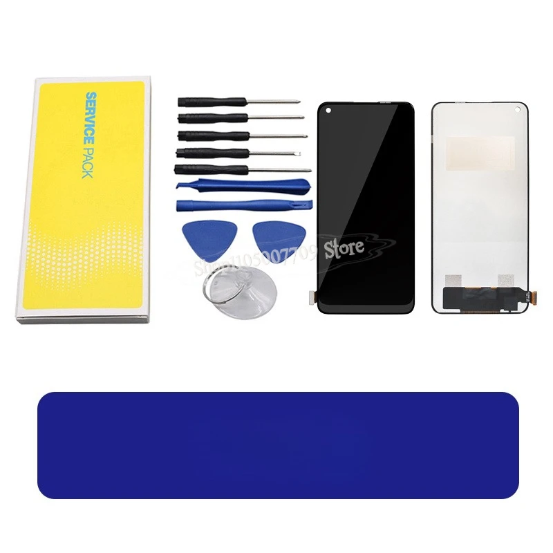 For 1+8t / OnePlus 8T / OnePlus 9R / realme X7 Pro LCD Touch Screen Digitizer Display Replacement Assembly Parts No Frame 6.5''