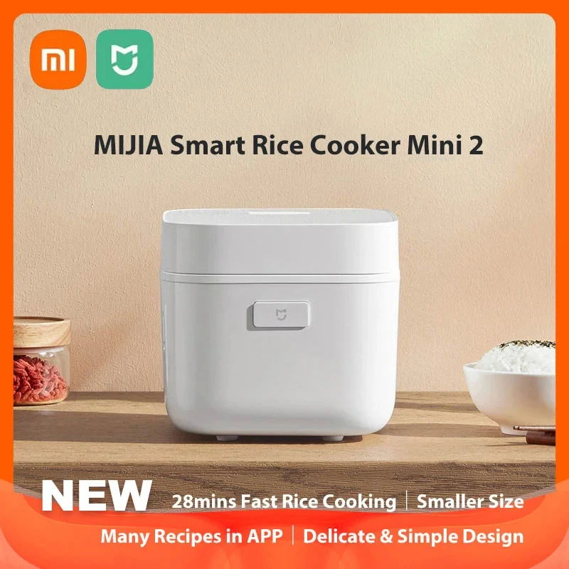 

Умная рисоварка Xiaomi Mijia Mini 2, электрическая кухонная утварь, мультиварка 1,5 л, кухонные устройства, бытовая техника