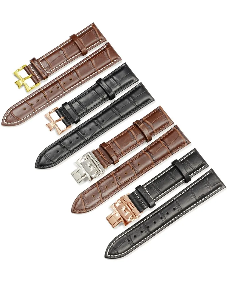 19mm 20mm 21mm 22mm Genuine Leather Watchband Replacement for Vacheron Constantin Patrimony VC Cowhide Men Women Watch Strap