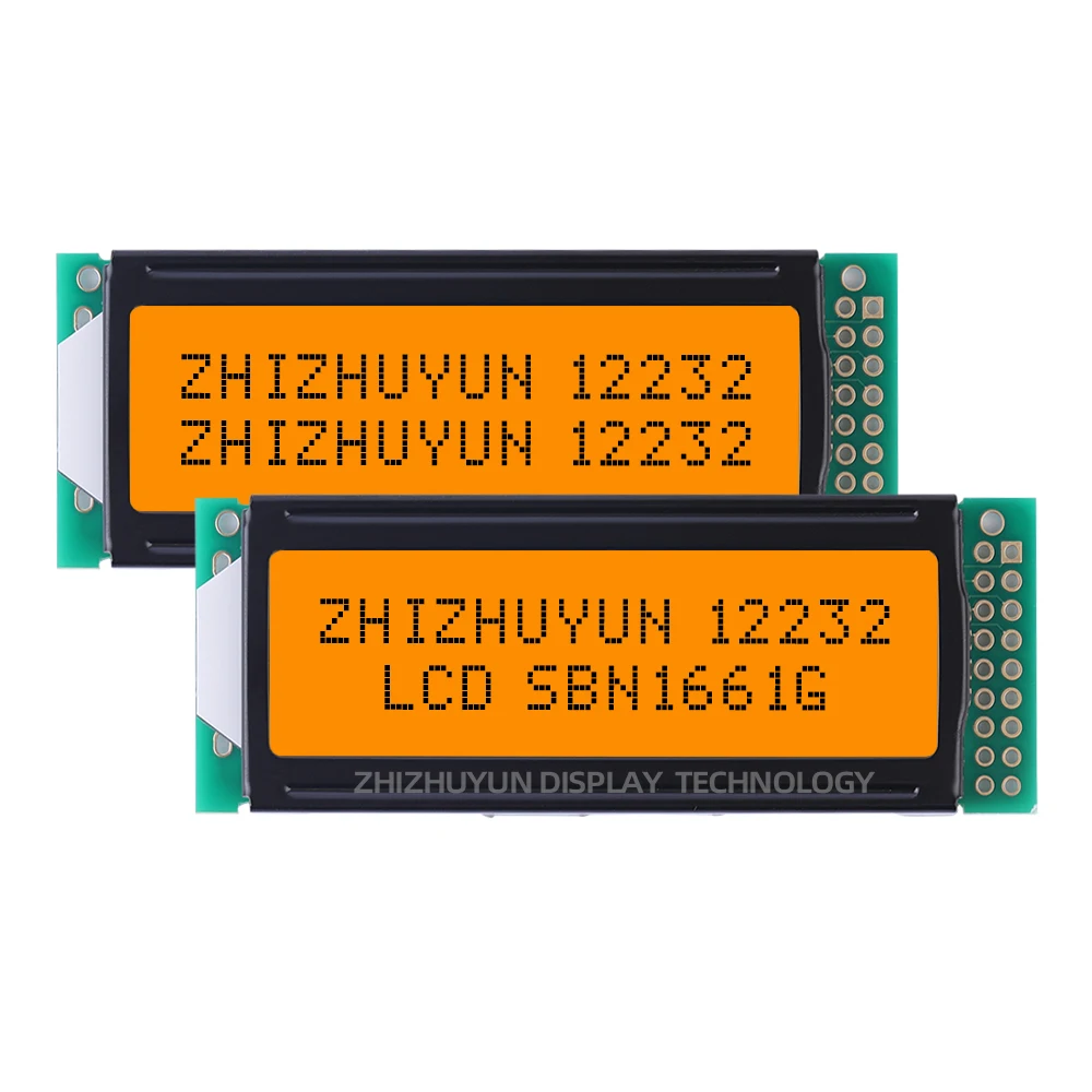 Imagem -03 - Tela Lcd com Letras Pretas Azul Gelo Filme Cinza Módulo 12232 122x32 Fornecimento Estável de Mercadorias Lcd12232c2