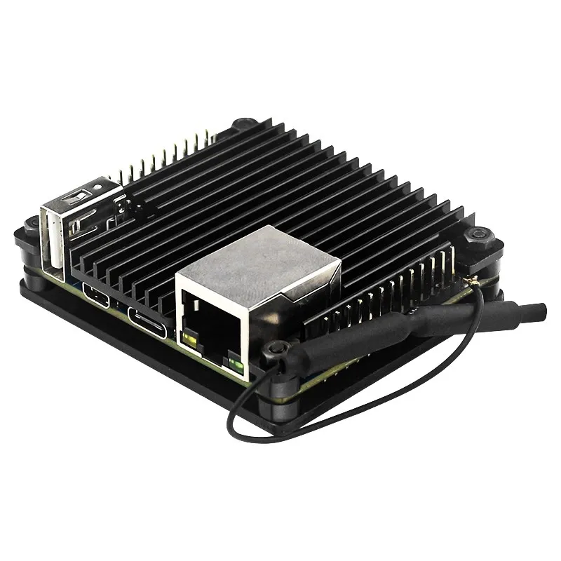 Laranja pi zero 2 liga de alumínio caso cpu dissipador de calor gabinete metal blindado passivo dissipação de calor escudo para laranja pi zero