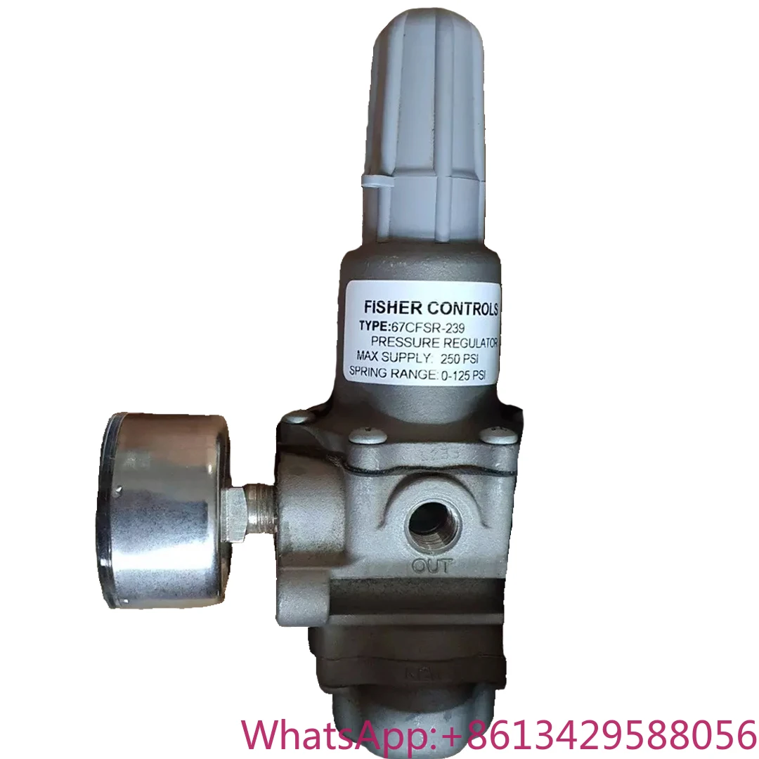 

Fisher 67CFSR-239 Instrument Supply Gas Regulators With Filter and Soft Seat Internal Relief Regulator