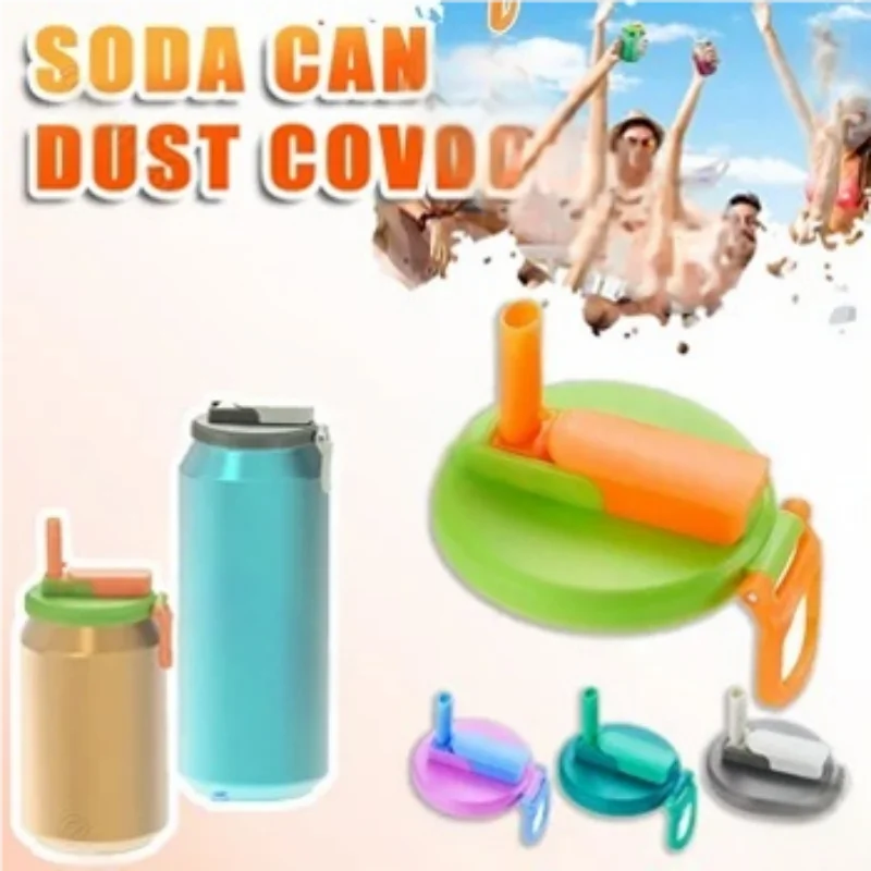 

Straw Soda Can Lid Silicone Straw Soda Can Lid Reusable Silicone Soda Can Lid Spill Proof Easy Straw Soda Silicone Lid