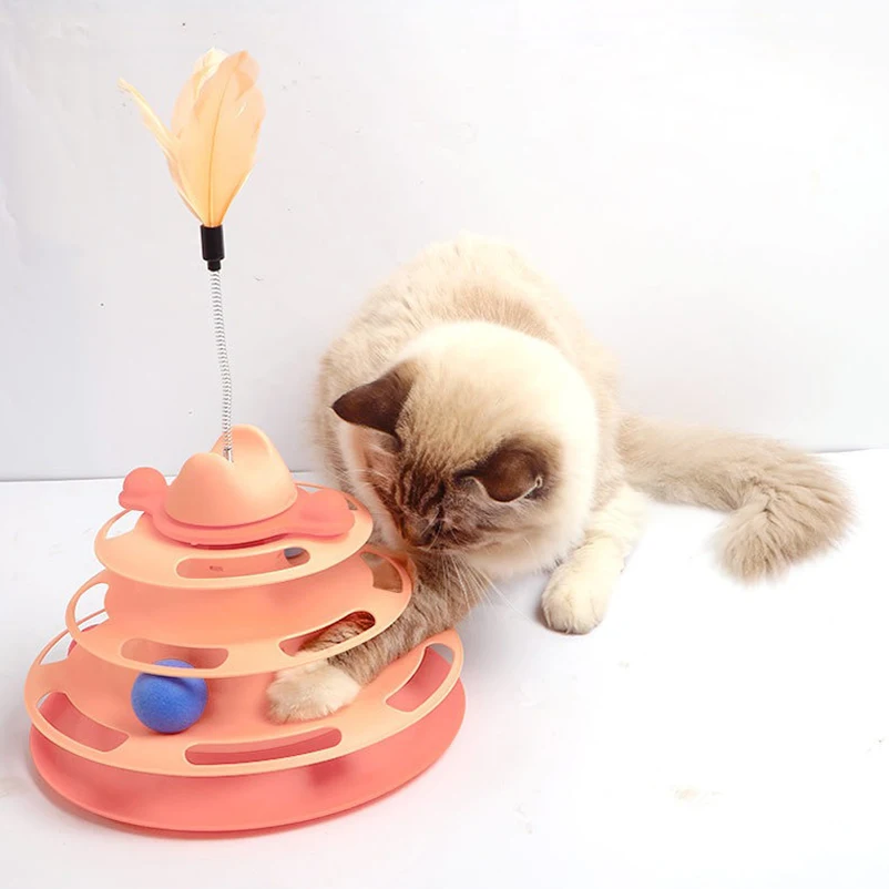 Cat toys, self-entertainment and cat-amusing sticks, pet cat turntable balls, cat-amusing artifacts, kitten supplies