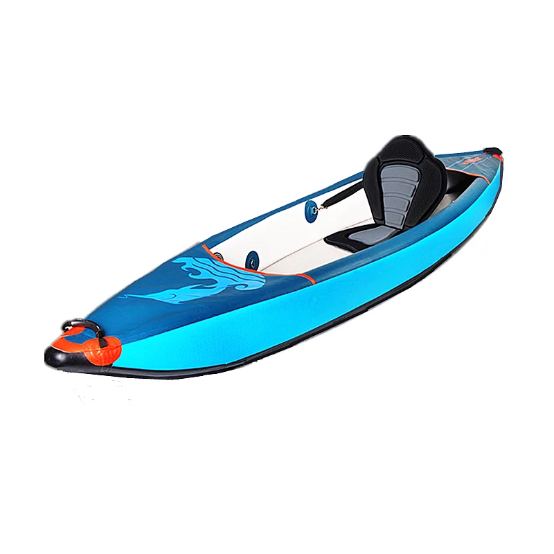 

3.4M China Pro Marine Voile De Mer Pesc Rowing Boats Sit On Top Peddle PVC Fishing Single Inflatable Drop Stitch Kayak