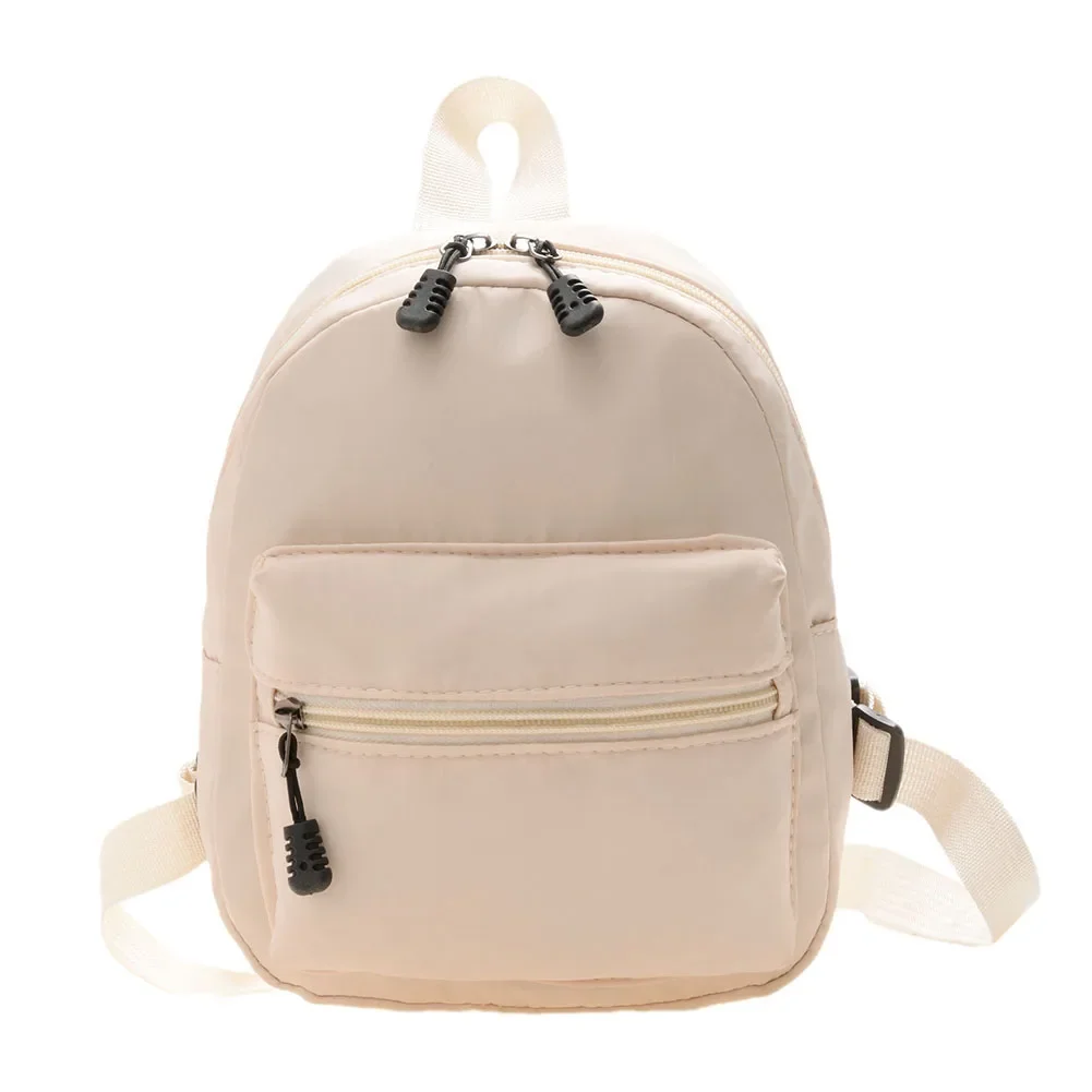 Mini Women's Backpack 2022 Solid Color Backpack Female Casual Nylon Knapsack Preppy Style School Travel Mini Designer Rucksacks