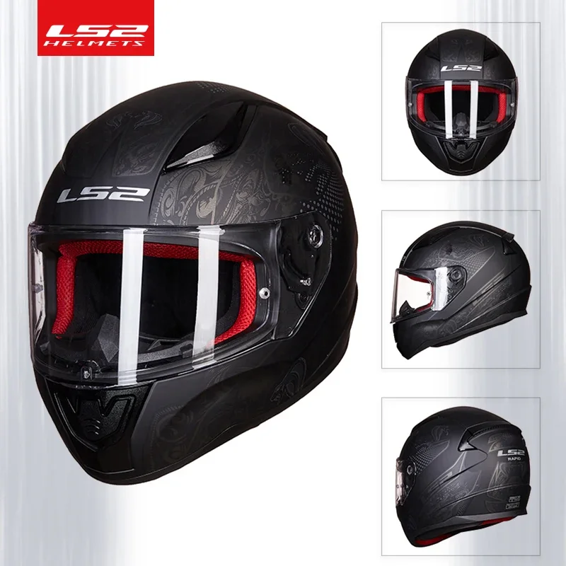 Capacete LS2 FF353 Full Face Motorcycle Helmet Ls2 Rapid Street Racing Casque Moto Casco Helmets ECE Certification