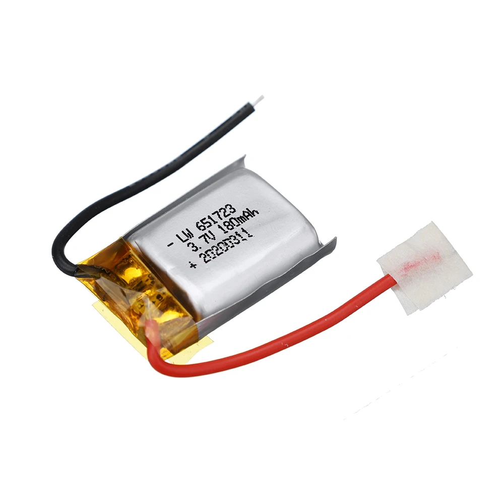 1 sampai 20 buah baterai Lipo 3.7V 180mAh untuk Syma S105 S107 S107G S108 Skytech M3 m3 S977 suku cadang helikopter baterai grosir