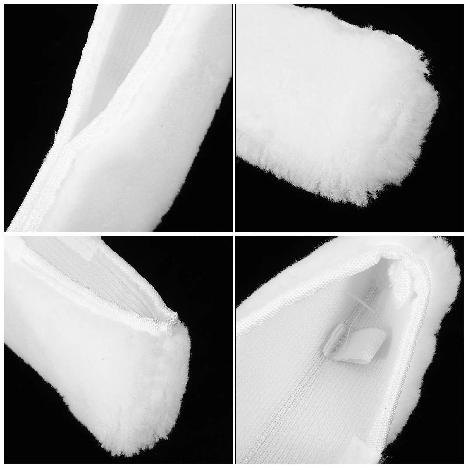 Microfiber Replacement Sleeve Window Washer Pad Soft Scrubber Refill Efficient Squeegee Tool Cover for Glass Window