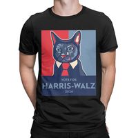 Harris Walz 2024 Accessories Shirt for Men Women Election Awesome 100% Cotton Graphic Printing Tees