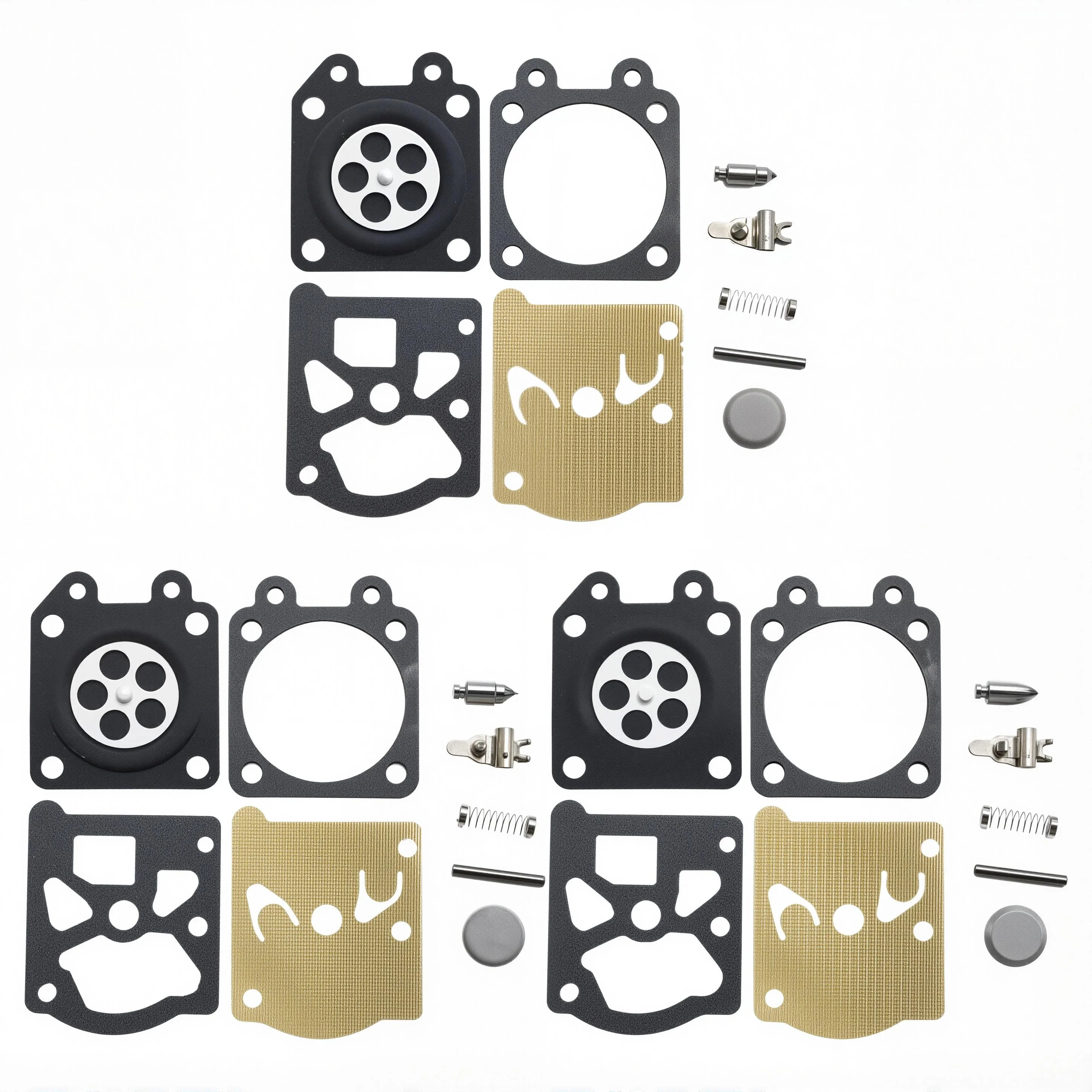 3pcs/lot Carburetor Repair Rebuild Diaphragm Kit For Partner 350 351 370 371 420 Chainsaw Replacement Spare Part