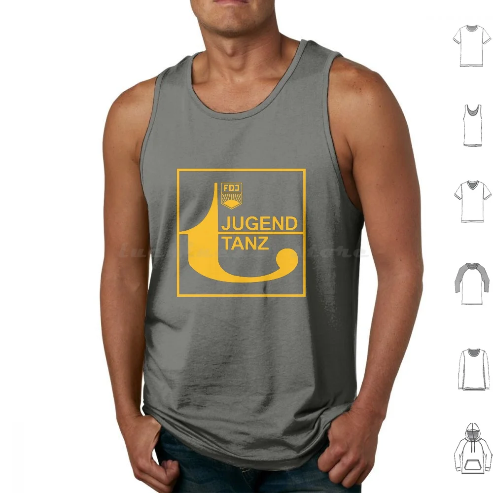 Jugend Tanz Ddr Ostalgie Tank Tops Print Cotton Ddr Ostalgie Jugend Tanz Jugend Tanz Freie Deutsche Jugend Ossi Nostalgie