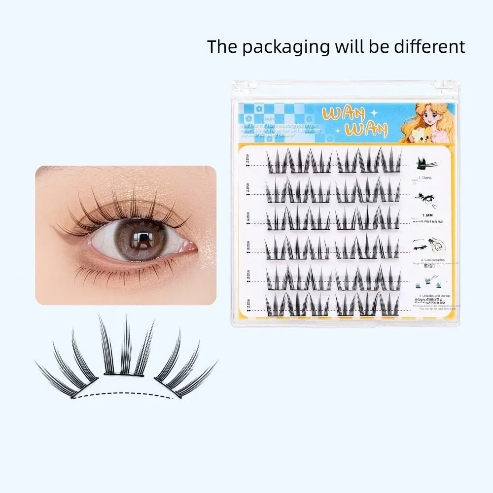 ขนตาปลอมแบบติดเอง ไม่ต้องใช้กาว ใช้ซ้ำได้ ติดง่าย สำหรับต่อขนตา