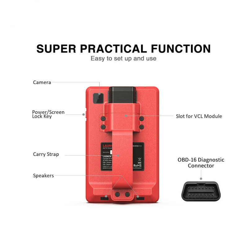 لإطلاق قارئ رمز X431 ProS Mini Android Pad متعدد الأنظمة للتشخيص والخدمة تحديث مجاني لمدة عام واحد عبر الإنترنت #4