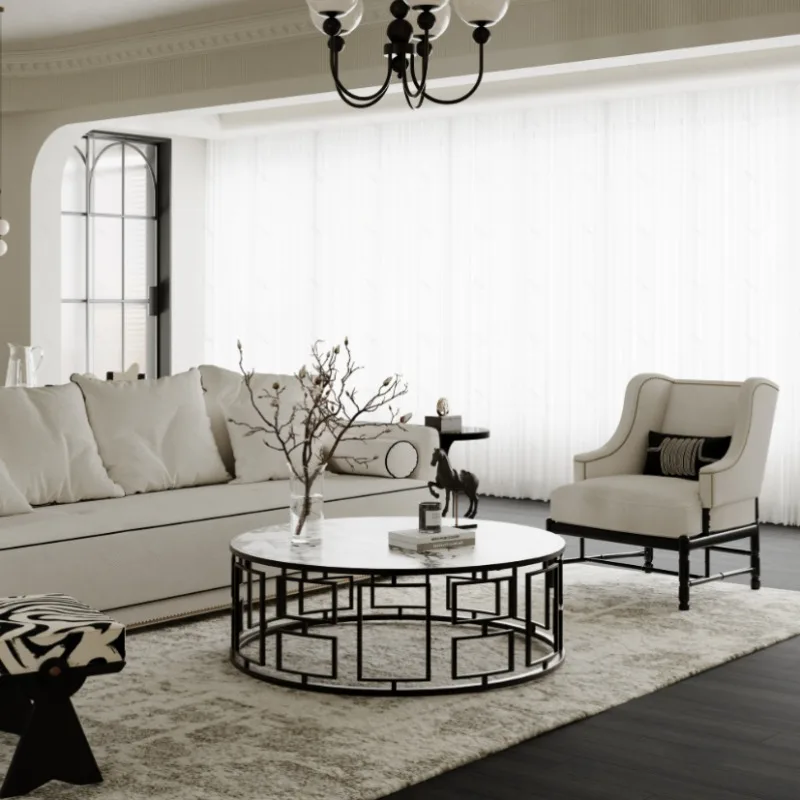 

Уникальный журнальный столик с дисплеем, простой минималистичный эстетический дизайн, журнальный столик, напольный гламурный журнальный столик Meubles De Salon, мебельные аксессуары