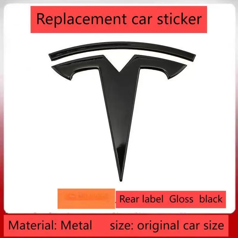 1pcs Rear Glossblack