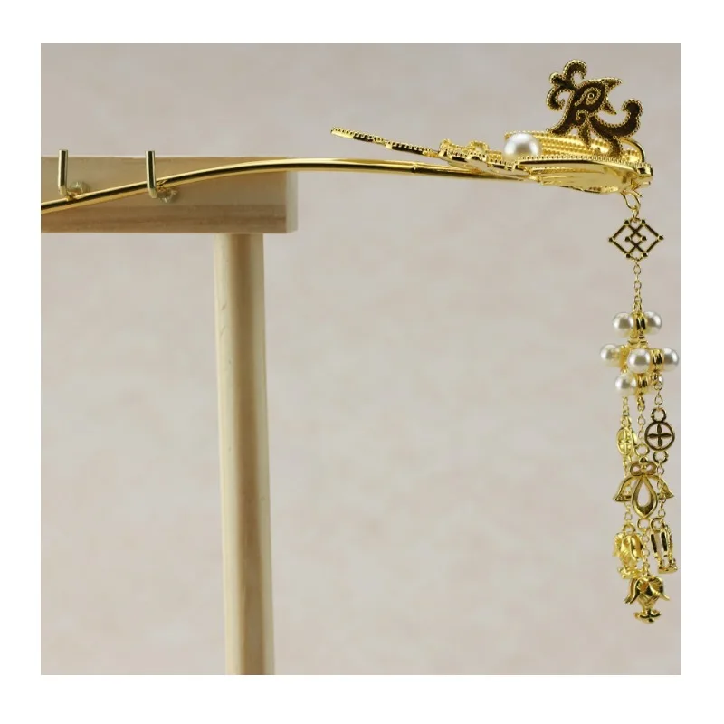 

Copper-plated Bride Xiuhe Headgear, Antique Hair Accessories, Phoenix Step Hair Hairpin, Hanfu Accessories, Dove and Phoenix Fri