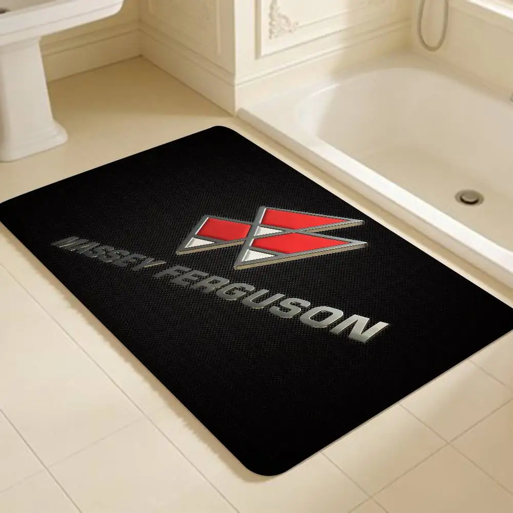 M-Massey F-Ferguson Door Mat Washable Non-Slip Living Room Sofa Chairs Area Mat Kitchen Bedside Area Rugs