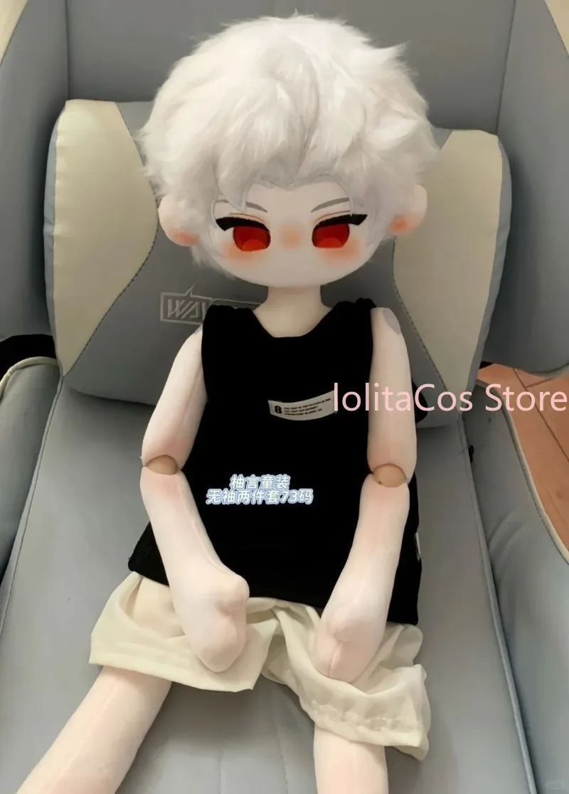 

New 60cm Love and Deepspace Sylus Plush Doll Cartoon Diy Dress Up Toy Articulated Cotton Doll Girl Birthday Gift Xmas Cosplay