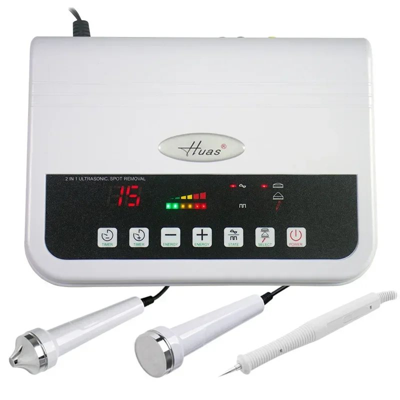 High Frequency 3 in 1 Ultrasonic Facial Massager HUAS H3234 Firming Anti-aging Wrinkle Removal Beauty Salon Skin Care Machine