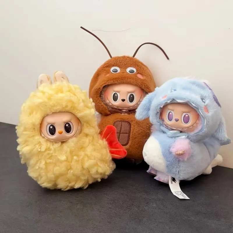 

For Labubu Cute Doll Clothes Cockroach Clothing Fried Shrimp Outfit Cartoon Costumes Suit Diy Doll Accessories Outfit